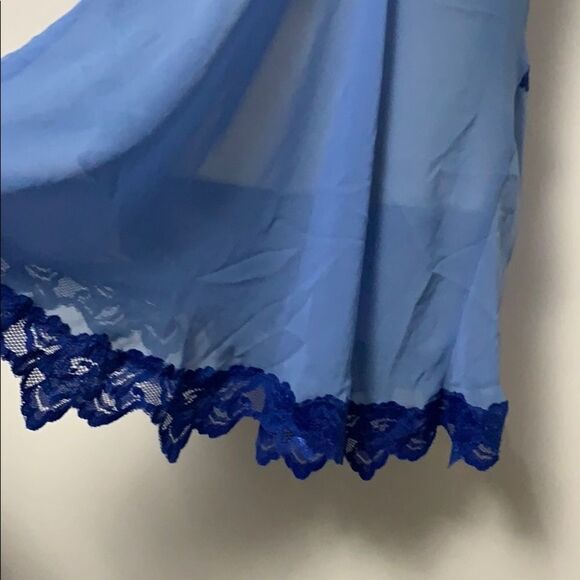 IN THE BLOOM By‎ JON GAIL PRETTY BLUE LINGERIE SZ M - Picture 5 of 8